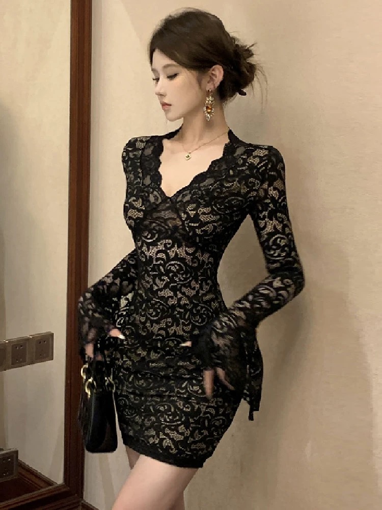 Here for the thrill lace dress CBC1407 images